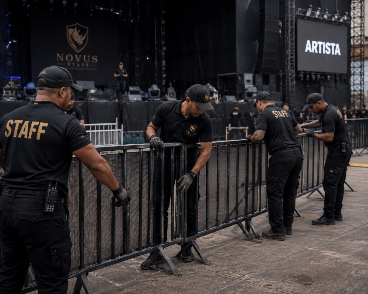 Personal Logístico para Eventos y Conciertos